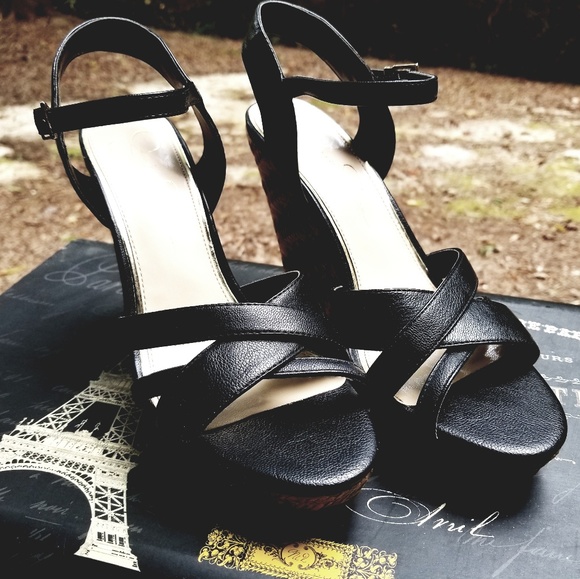 Jessica Simpson Shoes - Jessica Simpson Black sandals with Wedge heels